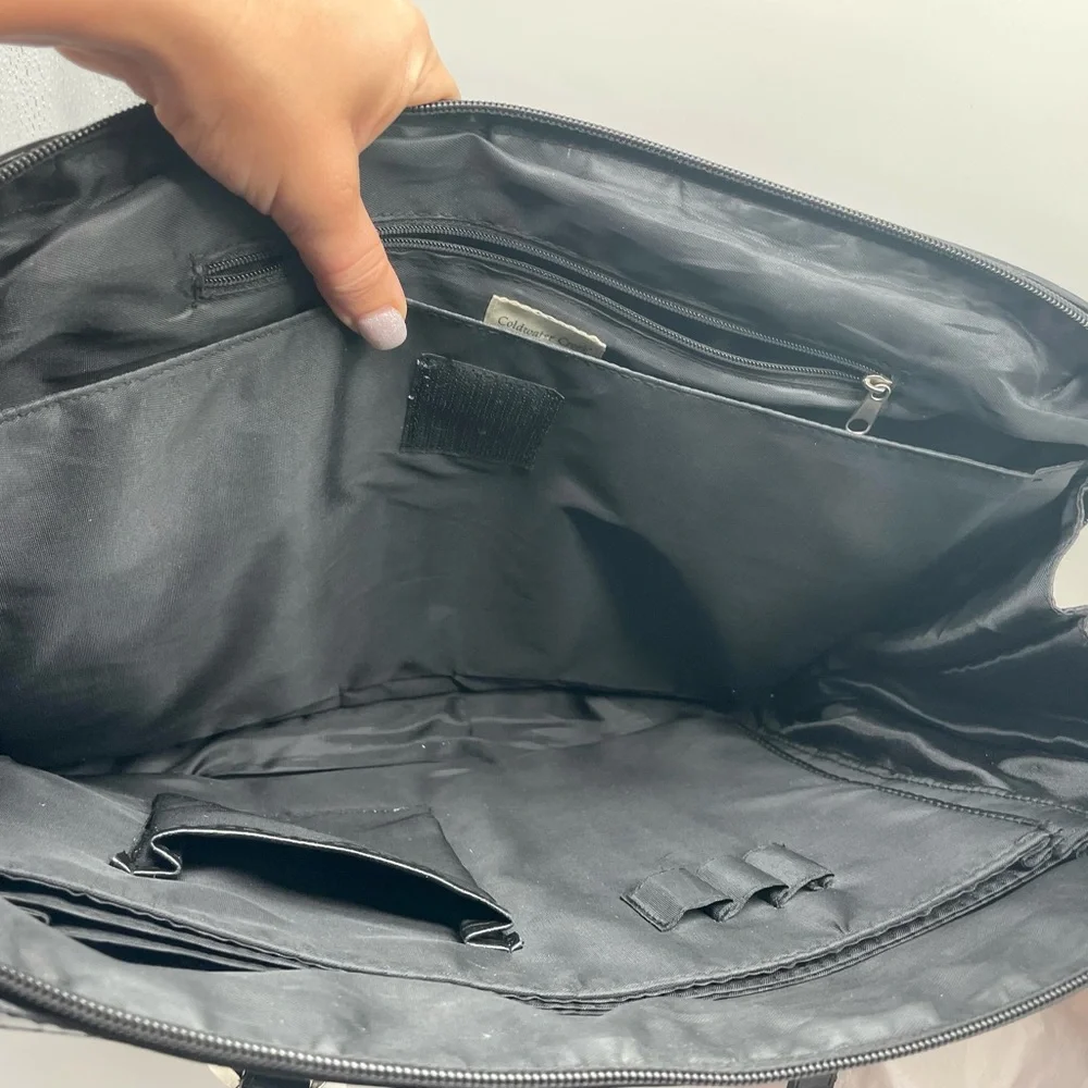 Coldwater Creek Black Labtop Work Shoulder Bag - Picture 4 of 11